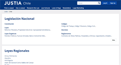 Desktop Screenshot of chile.justia.com