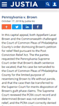 Mobile Screenshot of pennsylvaniasupremecourtopinions.justia.com