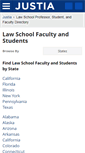 Mobile Screenshot of lawschools.justia.com