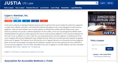 Desktop Screenshot of commerciallawopinions.justia.com