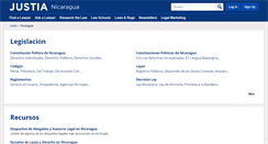 Desktop Screenshot of nicaragua.justia.com