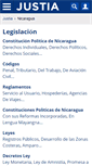 Mobile Screenshot of nicaragua.justia.com
