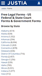 Mobile Screenshot of forms.justia.com