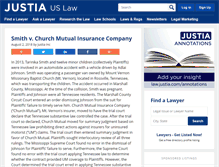 Tablet Screenshot of mississippisupremecourtopinions.justia.com