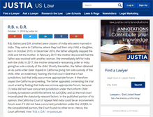 Tablet Screenshot of internationallawopinions.justia.com