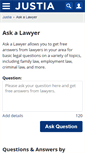 Mobile Screenshot of answers.justia.com