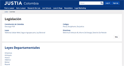 Desktop Screenshot of colombia.justia.com