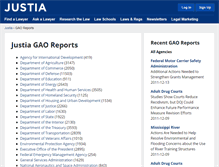 Tablet Screenshot of gao.justia.com
