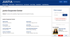 Desktop Screenshot of company.justia.com