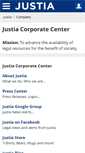 Mobile Screenshot of company.justia.com