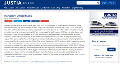 Desktop Screenshot of laboremploymentlawopinions.justia.com
