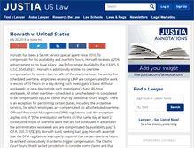 Tablet Screenshot of laboremploymentlawopinions.justia.com