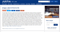 Desktop Screenshot of consumerlawopinions.justia.com